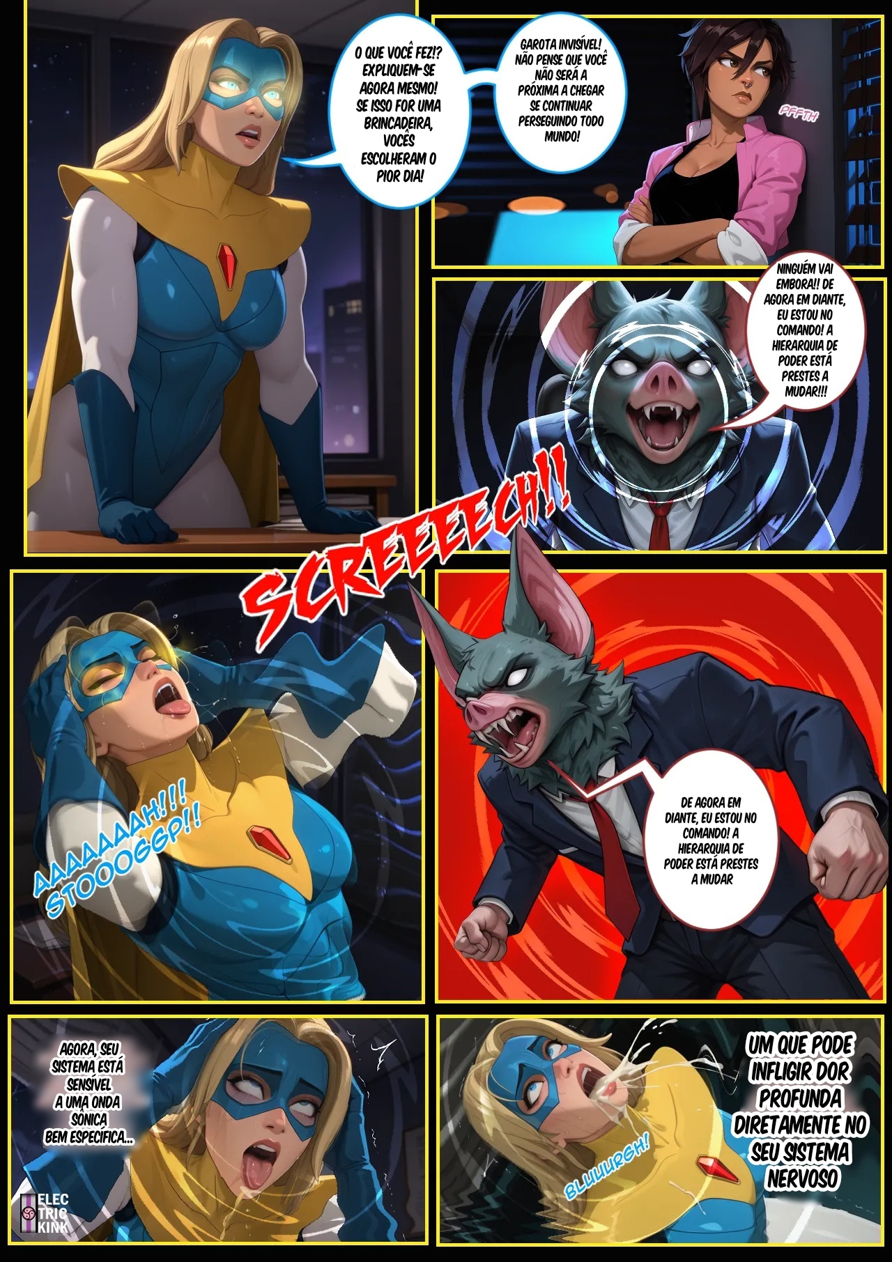 Blonde Blazer Bitch And Invisibitch! Dispatch Hentai pt-br 03