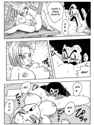 Dagon Ball: Mr. Satan vs Android N18 Hentai pt-br 08