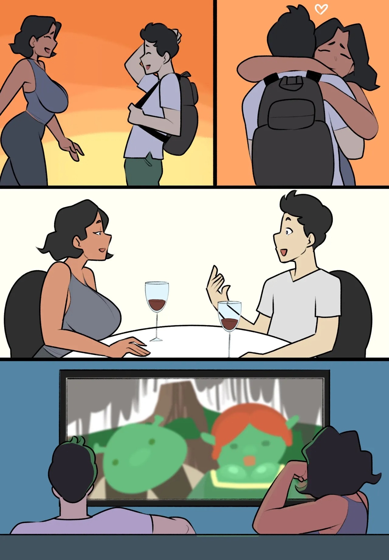 Divorced Aunt Hentai pt-br 02