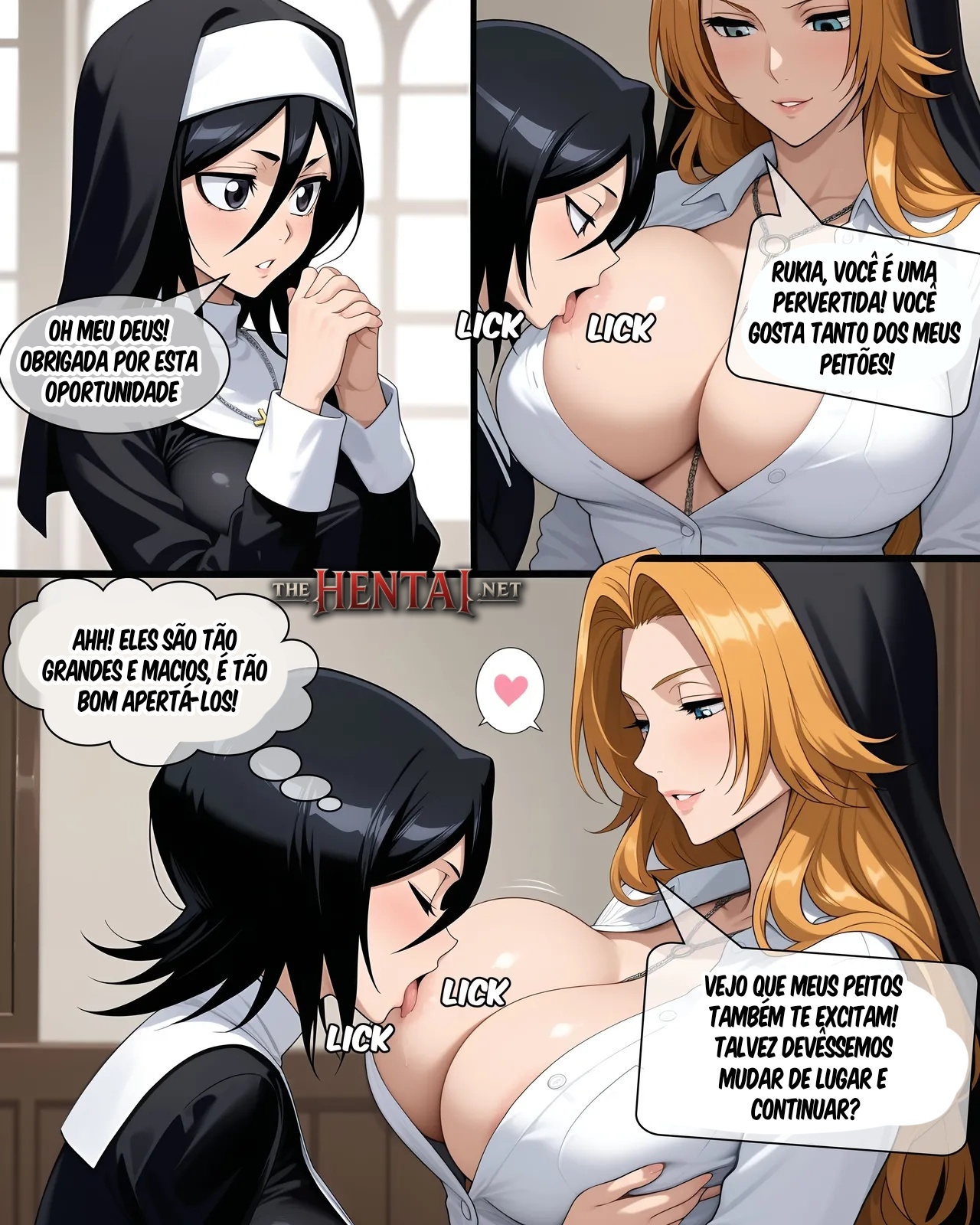 KARAKURA WHORES Part 4: The Depraved Nun Hentai pt-br 07
