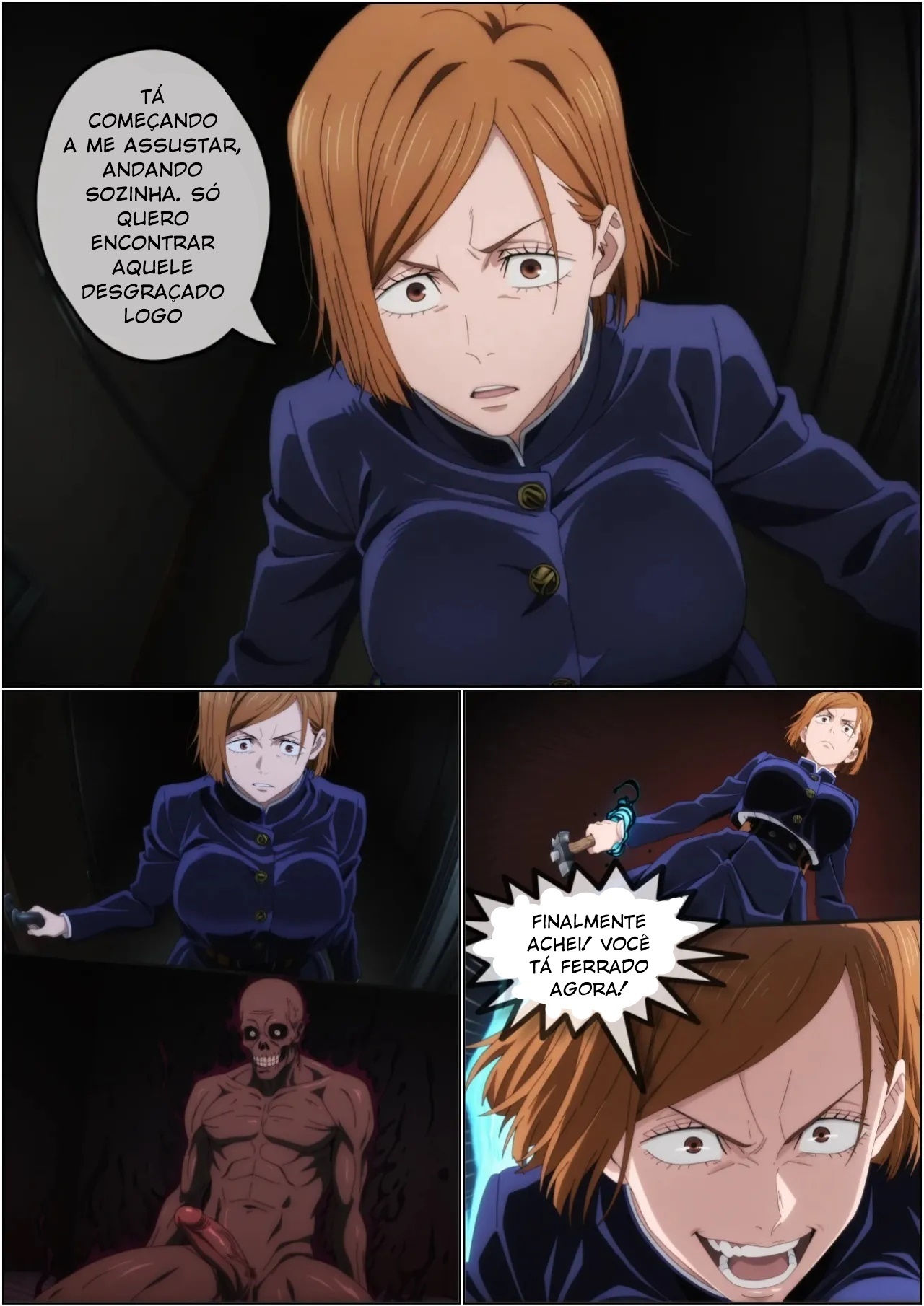 Nobara & Zombie Hentai pt-br 02