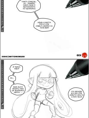 Splatoon: That Wasn't Ink... Hentai pt-br 03