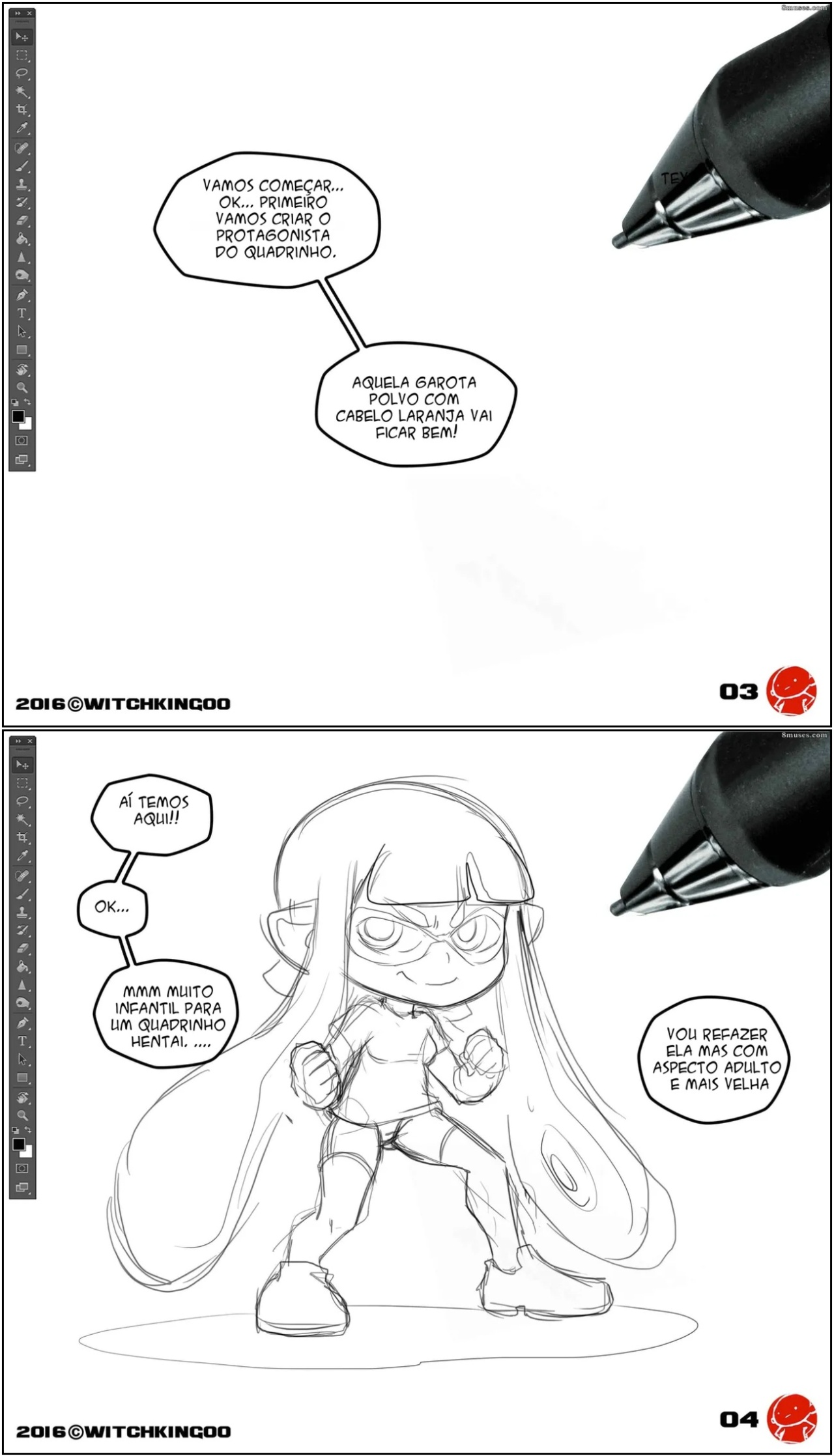 Splatoon: That Wasn't Ink... Hentai pt-br 03