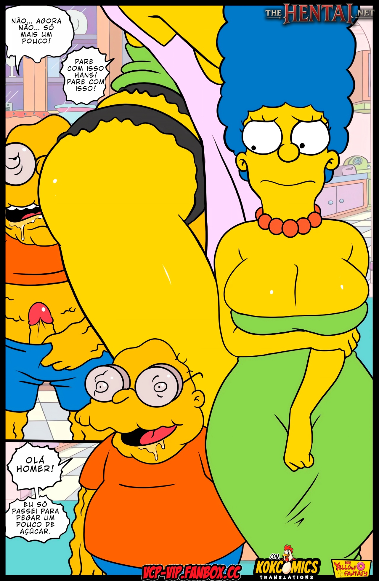The Yellow Fantasy Part 18: Hans Moleman Show Hentai pt-br 16