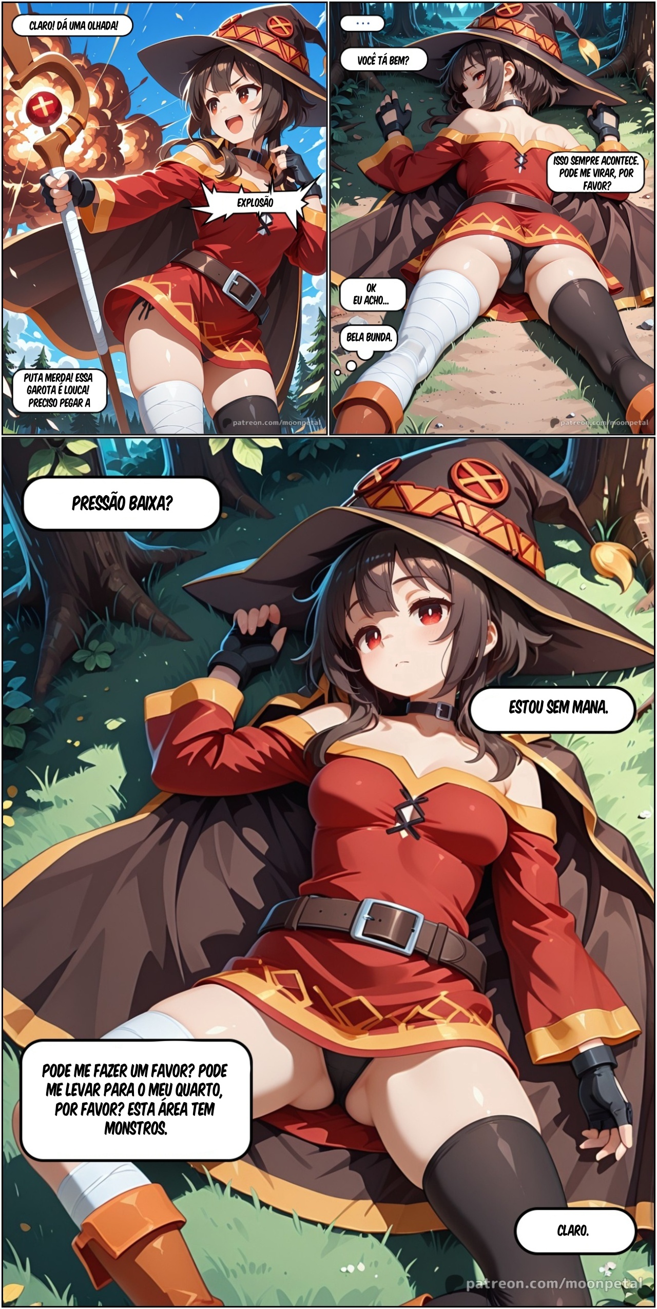 Wanna Make a Bet? Part 11: Megumin Hentai pt-br 03