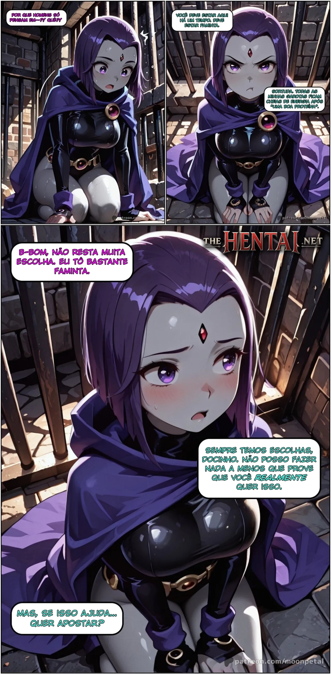 Wanna Make a Bet? Part 8: Raven Hentai pt-br 03