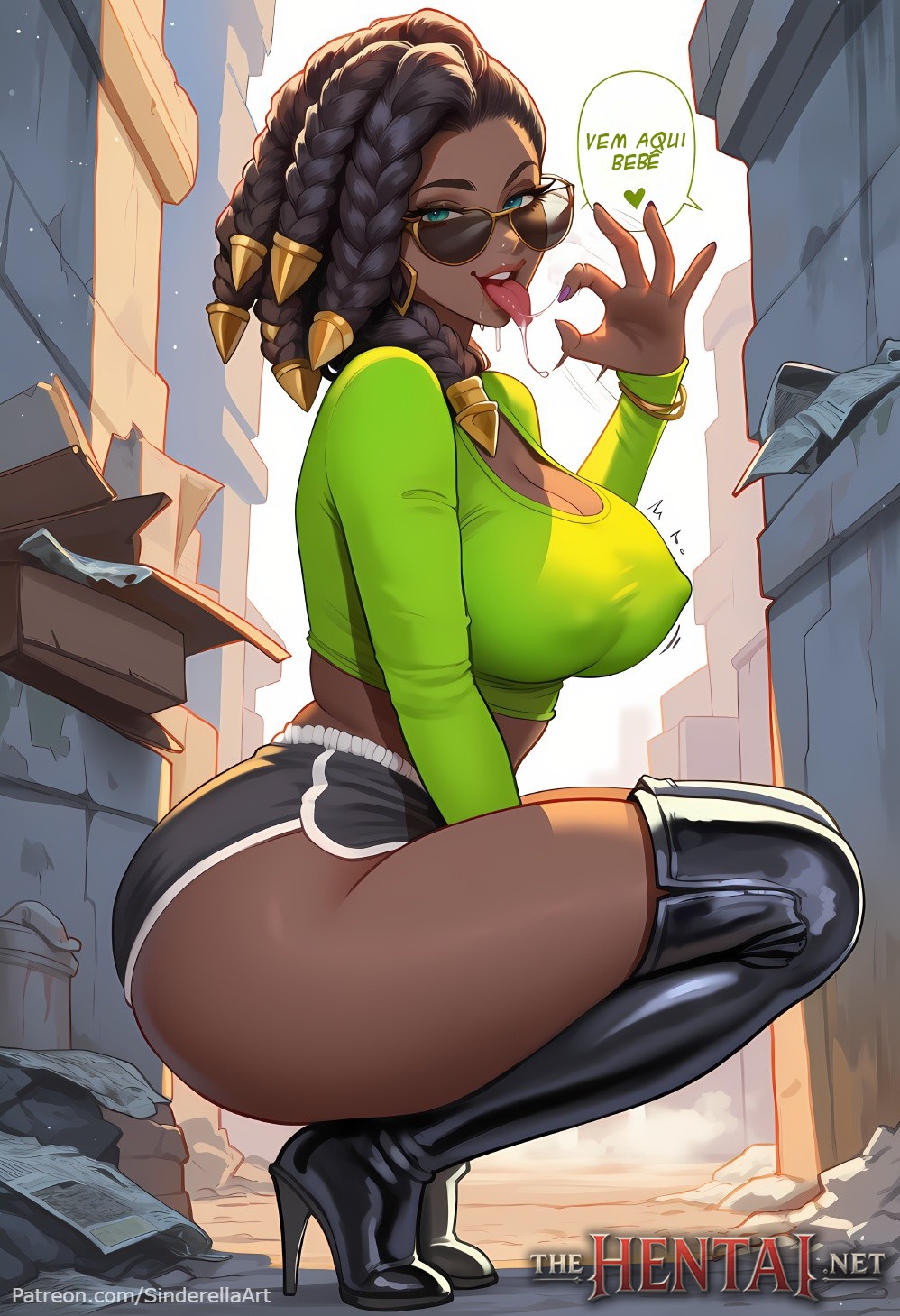 AI Generated: Senna By SinderellaArt Hentai pt-br 19