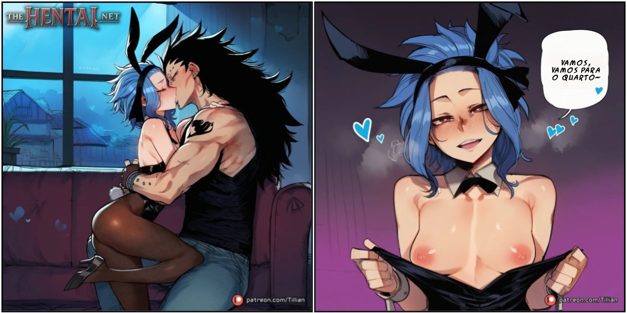 Levy Mcgarden x Gajeel Redfox  Hentai pt-br 04