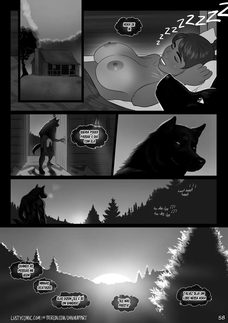 Lusty And The Big Bad Werewolf  Hentai pt-br 56