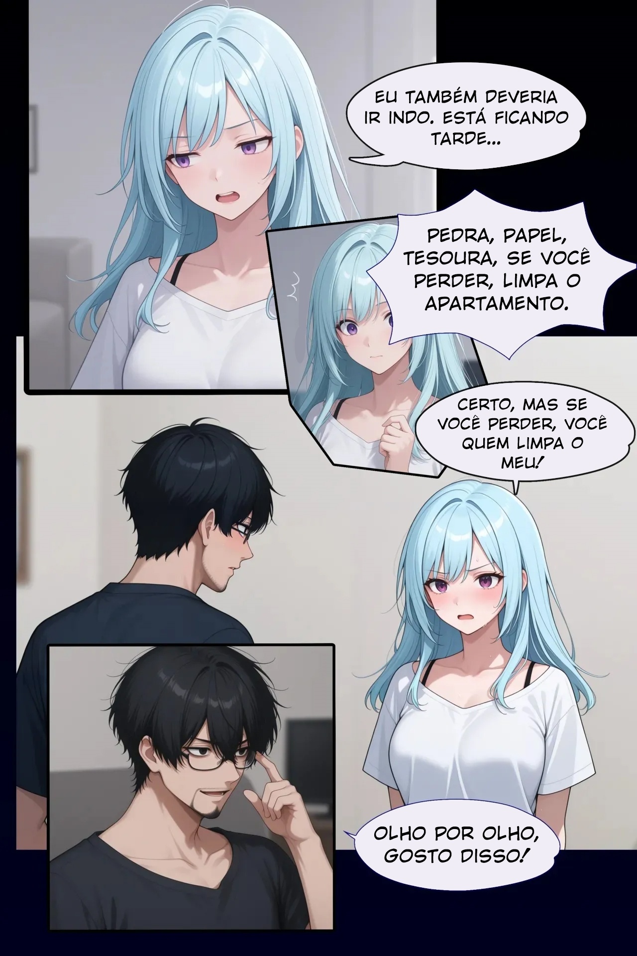 Rock, Paper, Scissors Hentai pt-br 04