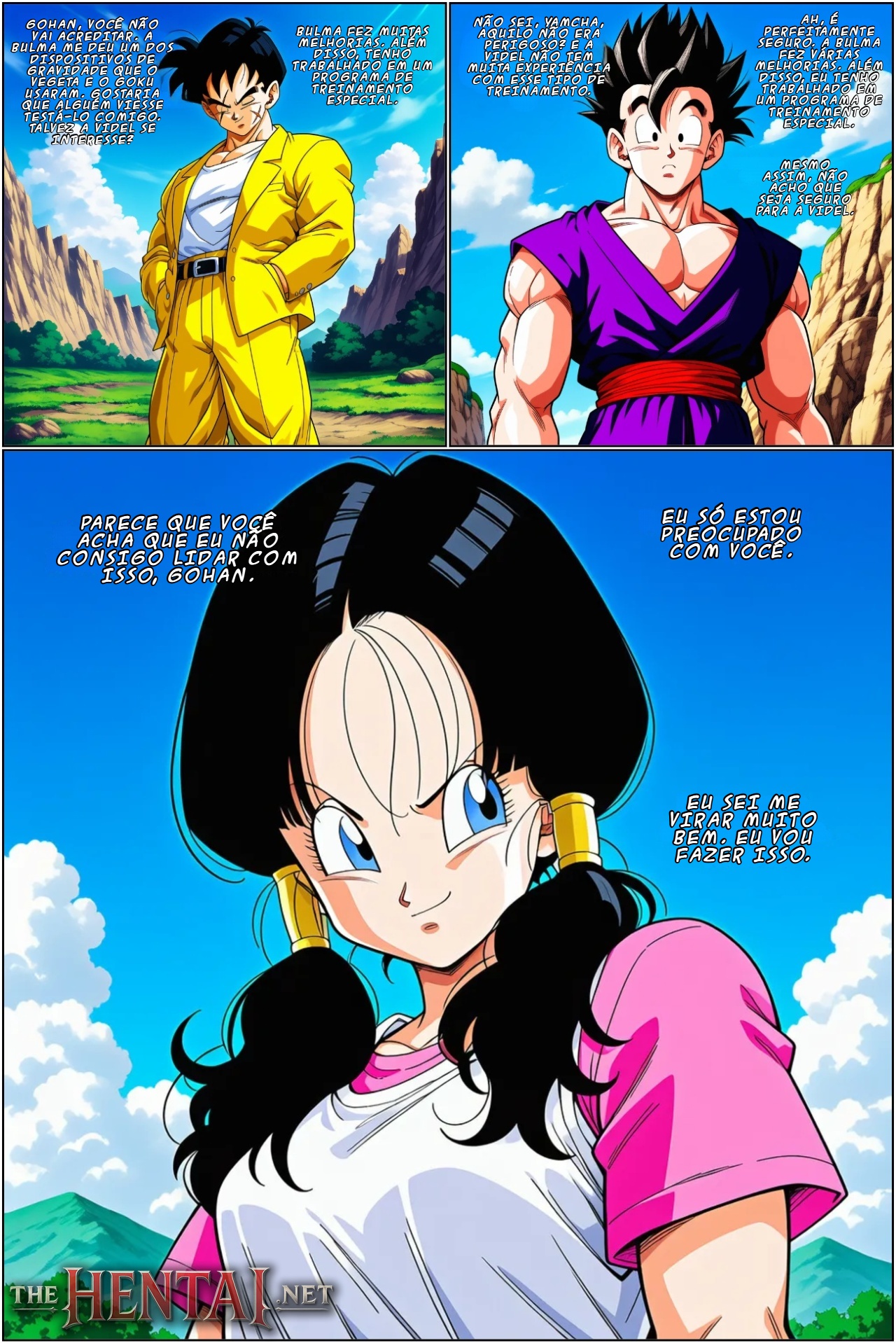 Videl's Training Session Hentai pt-br 04