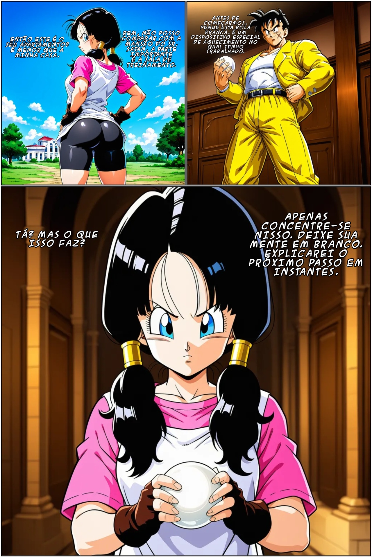 Videl's Training Session Hentai pt-br 05