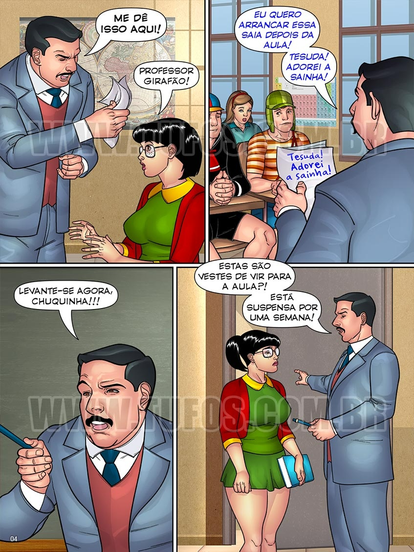 A minissaia da tentação (Tufos) Hentai pt-br 04