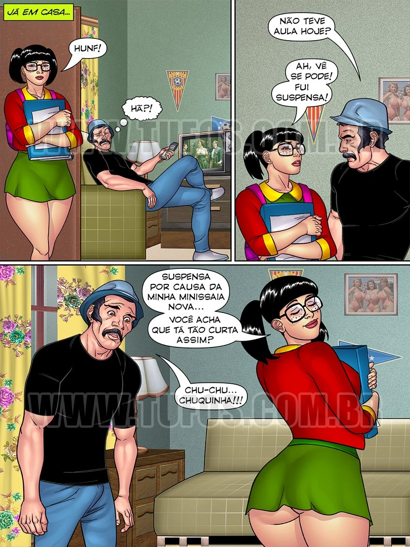 A minissaia da tentação (Tufos) Hentai pt-br 05