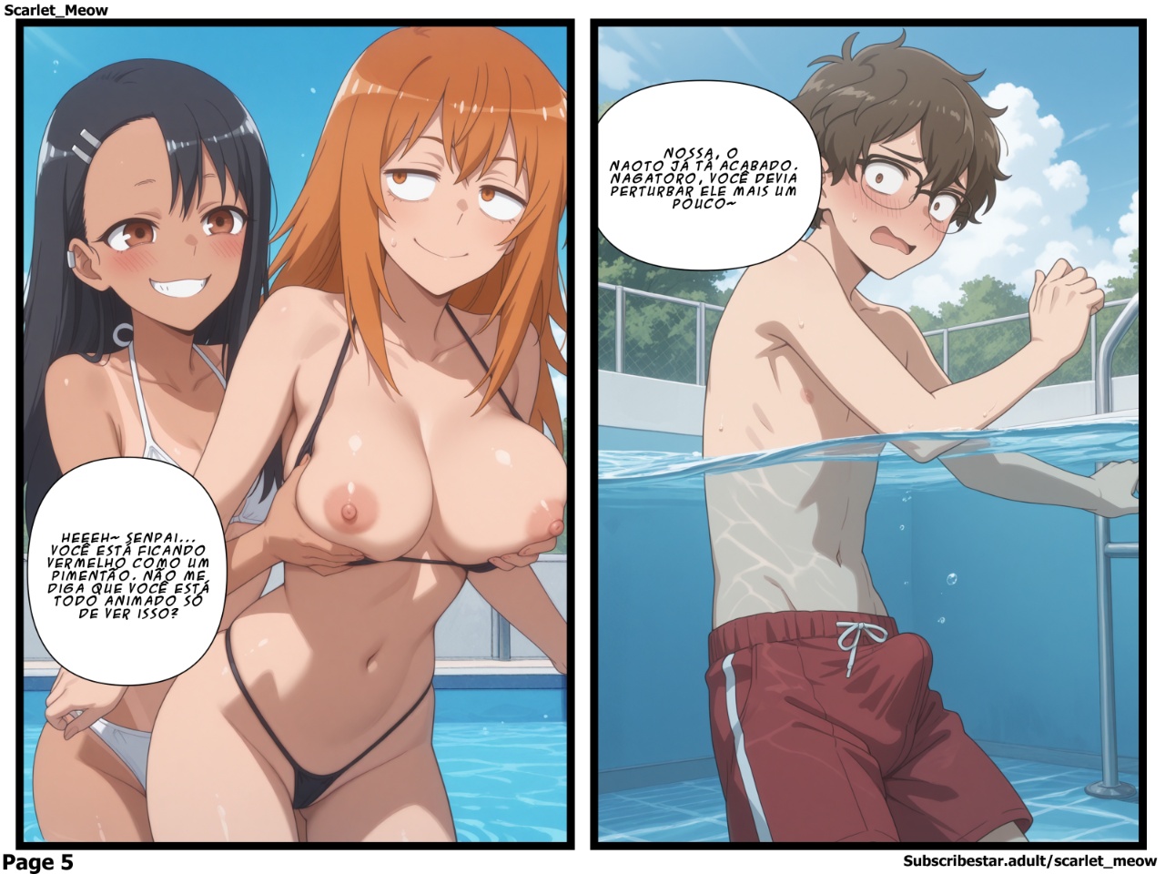 College Days Part 4: Three's A Crowd, Senpai Hentai pt-br 06