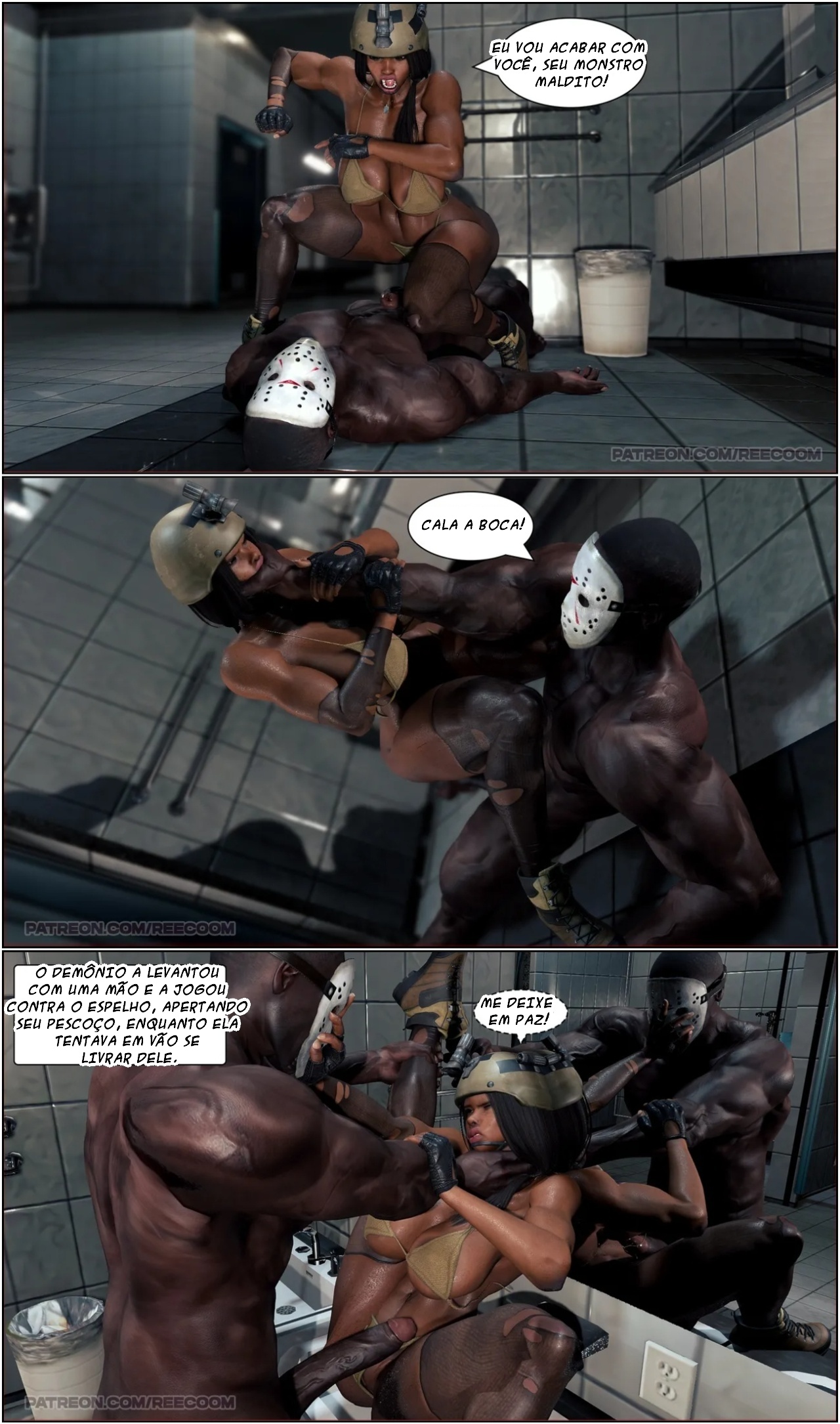 Female Soldier Captured Hentai pt-br 05