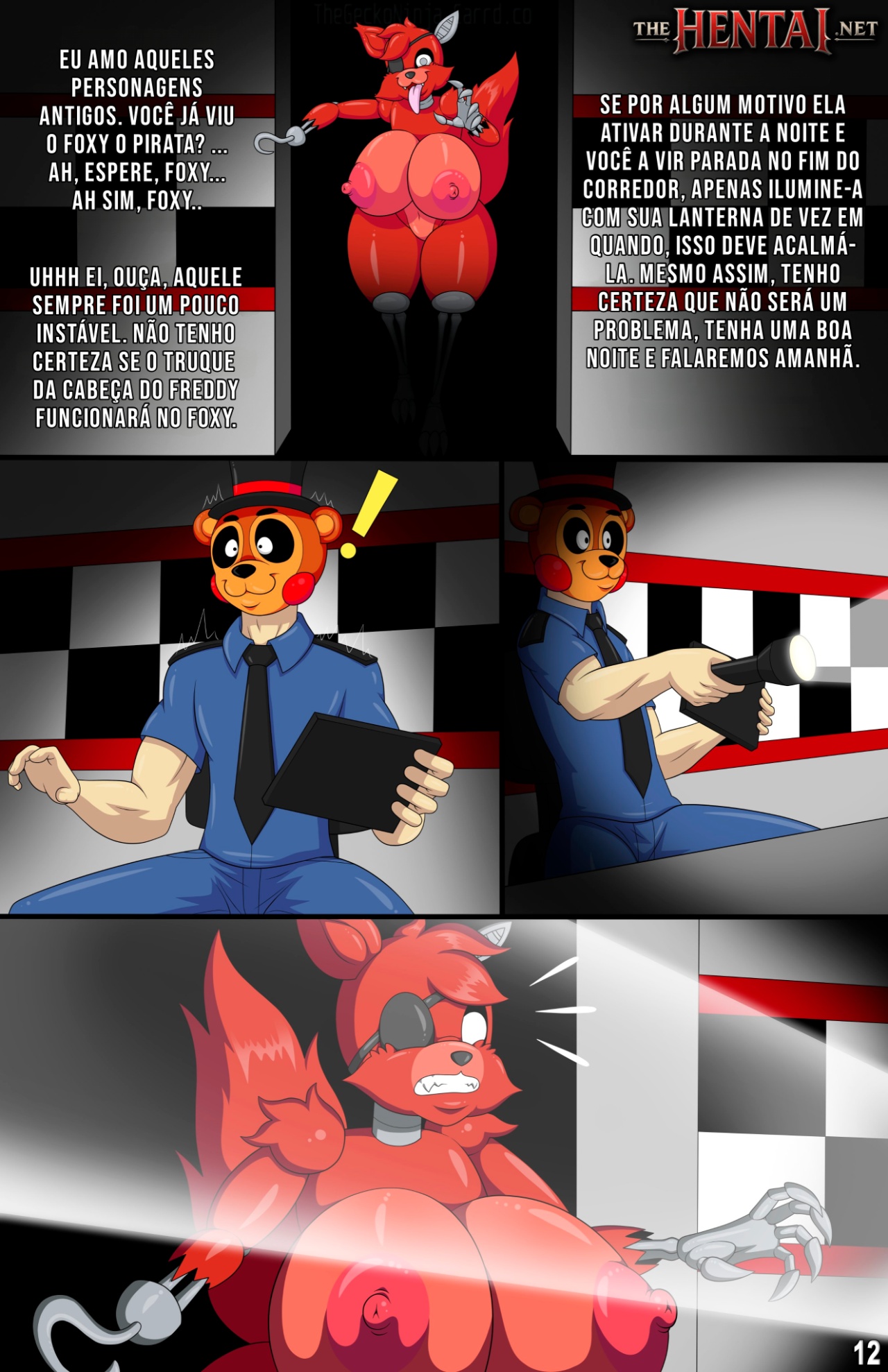 Five Fucks At Freddy's Part 2 Hentai pt-br 13