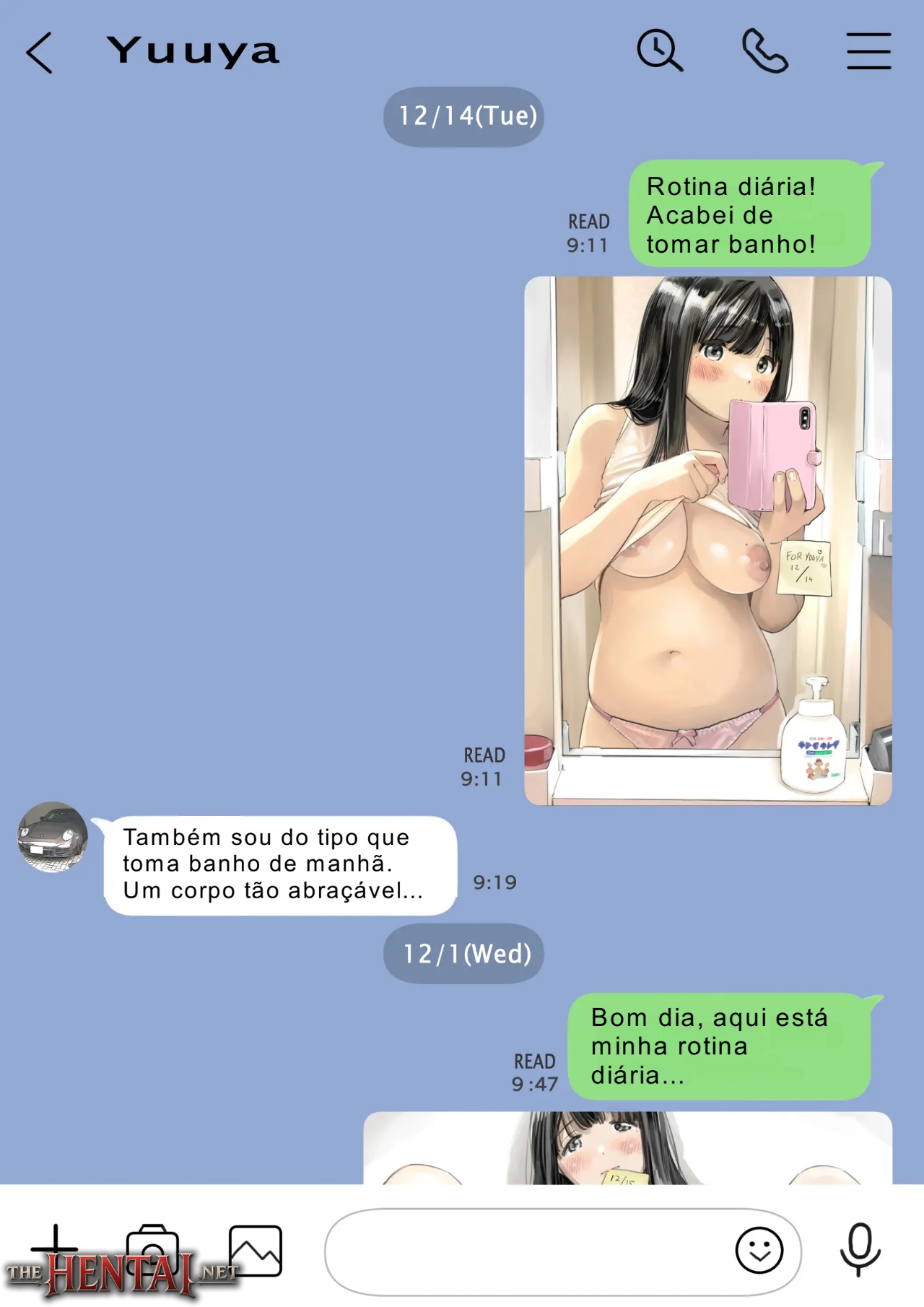 I Just Snooped through Her Smartphone Part 2 Hentai pt-br 73
