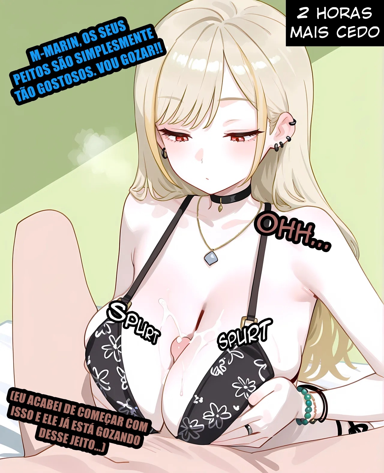 Marin Was Left Unsatisfied So She Made a Phone Call... Hentai pt-br 05