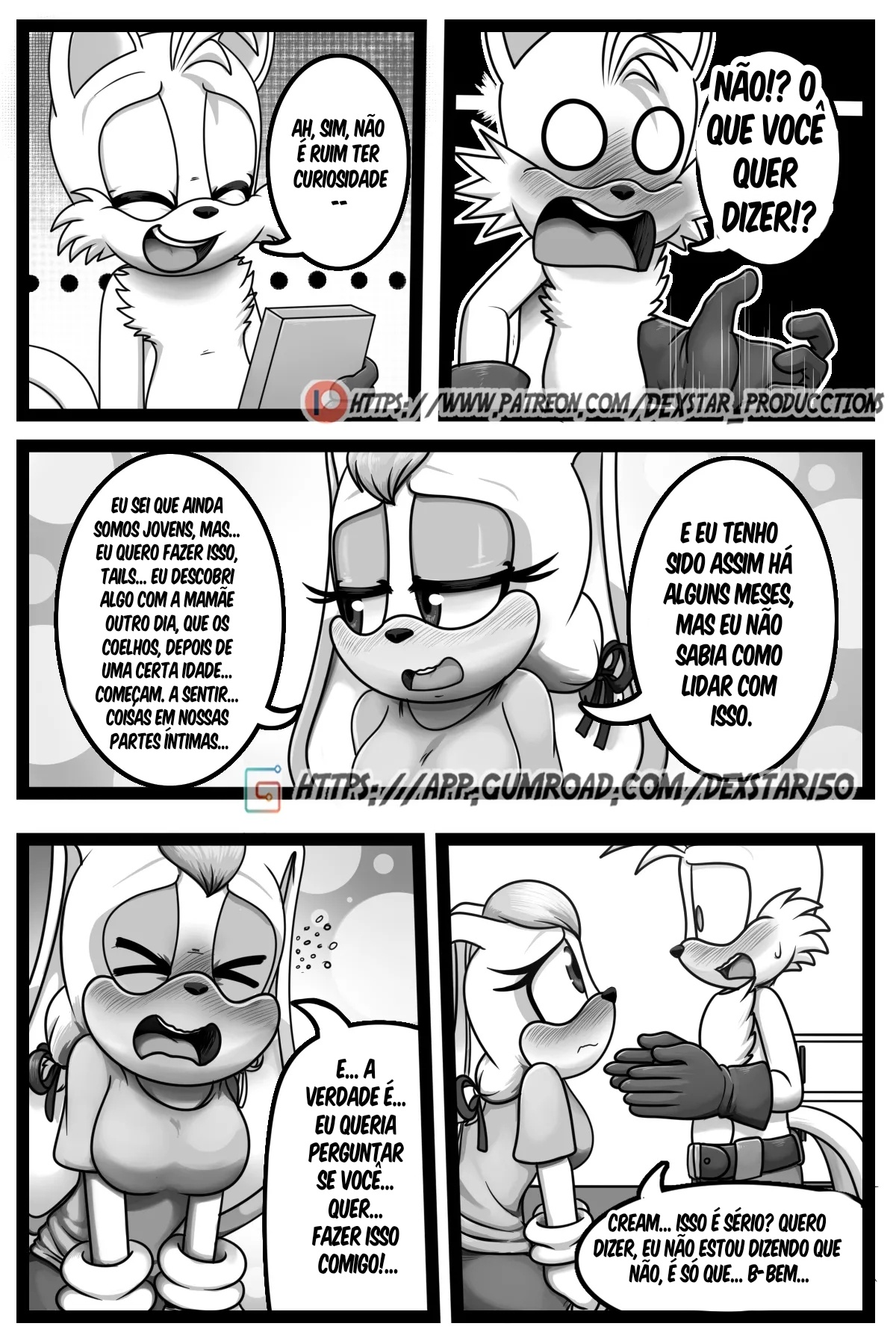 PLEASE FUCK ME: Tail x Cream Hentai pt-br 06