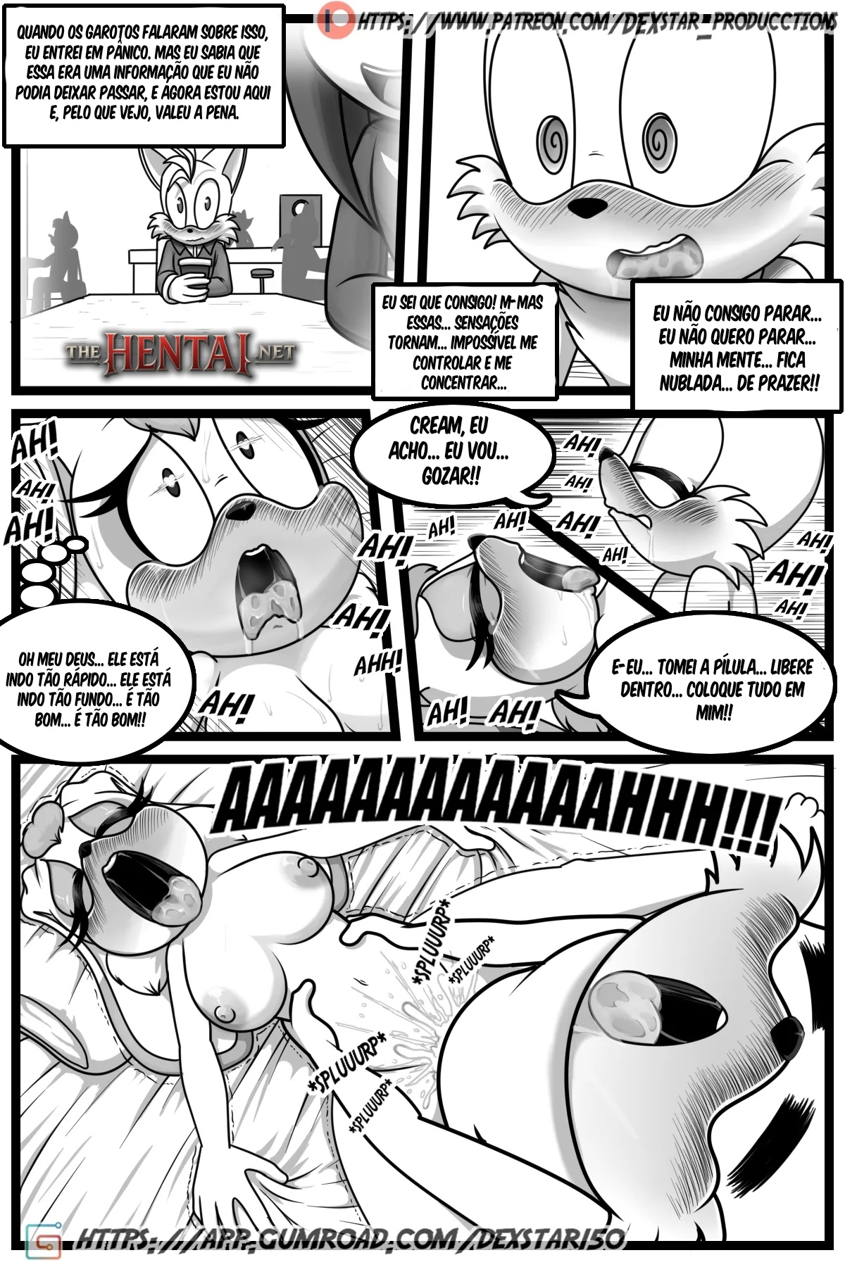 PLEASE FUCK ME: Tail x Cream Hentai pt-br 15