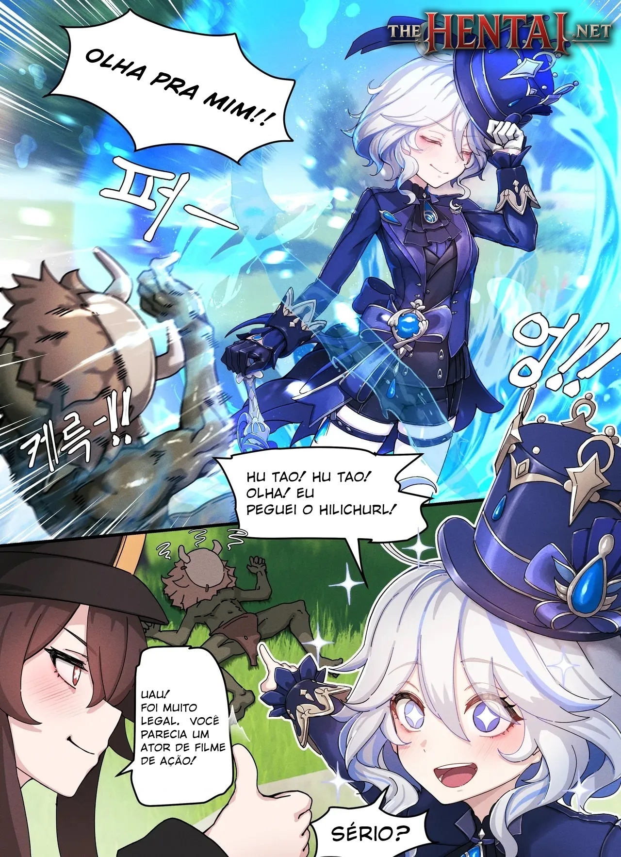 Teyvat Gravure Part 8: Hu Tao & Furina Hentai pt-br 03