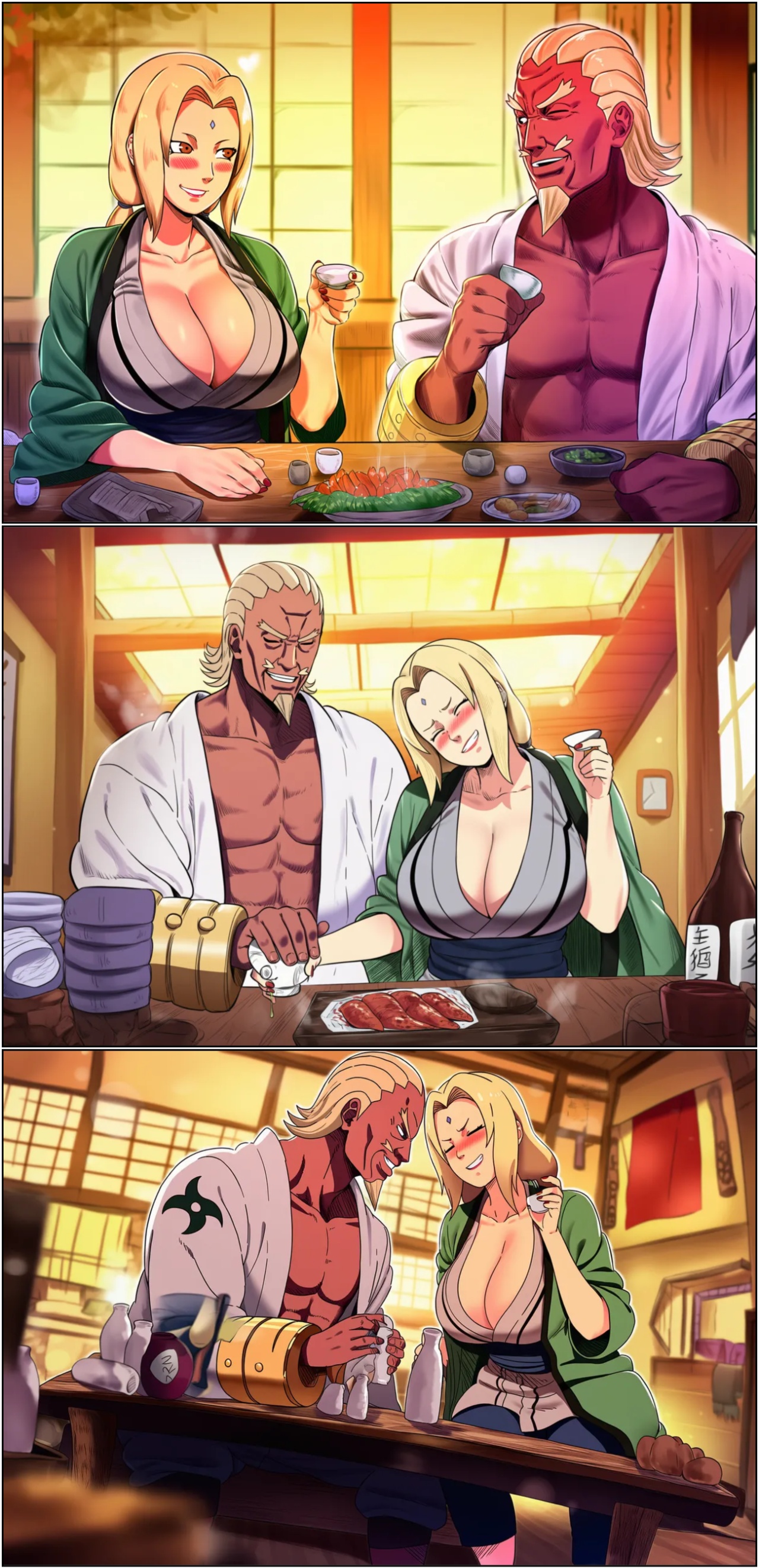 Tsunade Takes The Thunder Cock Hentai pt-br 03