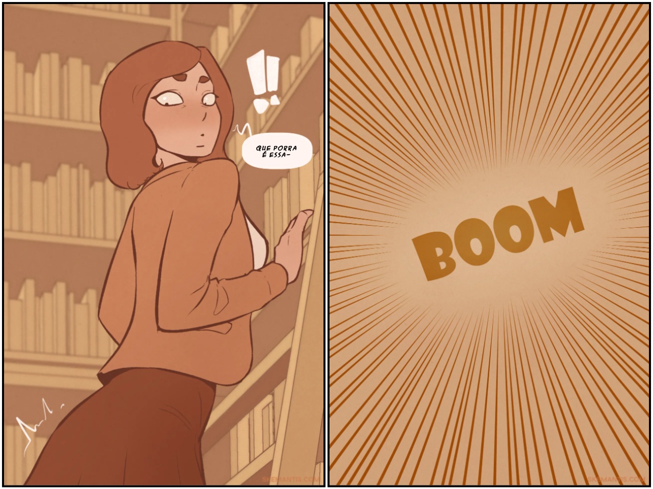 Tyler At The Library Hentai pt-br 15