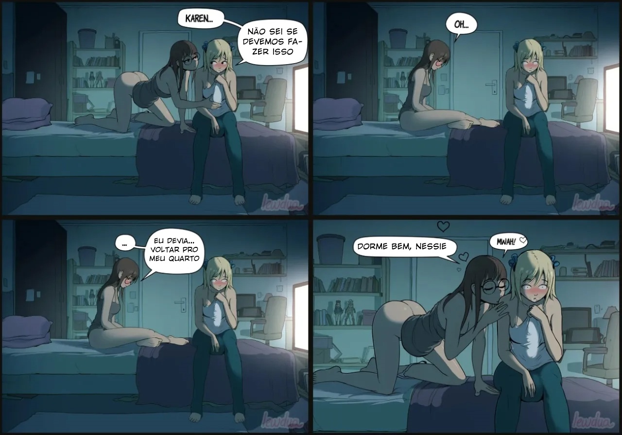 Watching a Series: Nessie and Karen Hentai pt-br 20