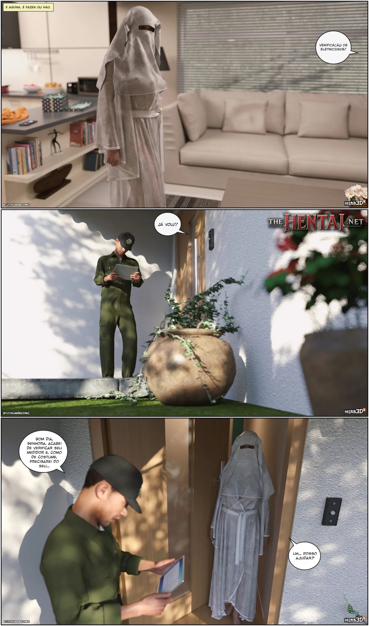 10 AM By Hijab 3DX Part 5 Hentai pt-br 15