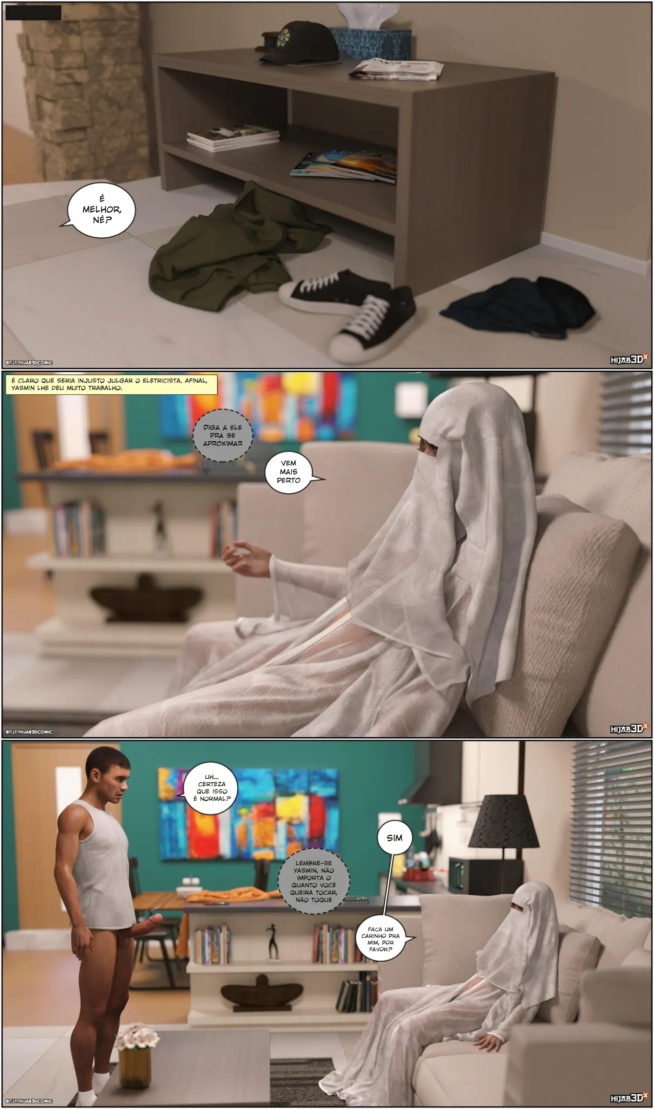 10 AM By Hijab 3DX Part 5 Hentai pt-br 19