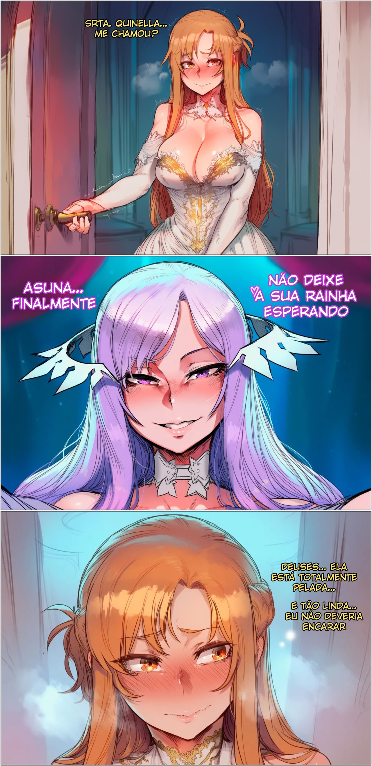 AI generated: Asuna And Quinella Hentai pt-br 02