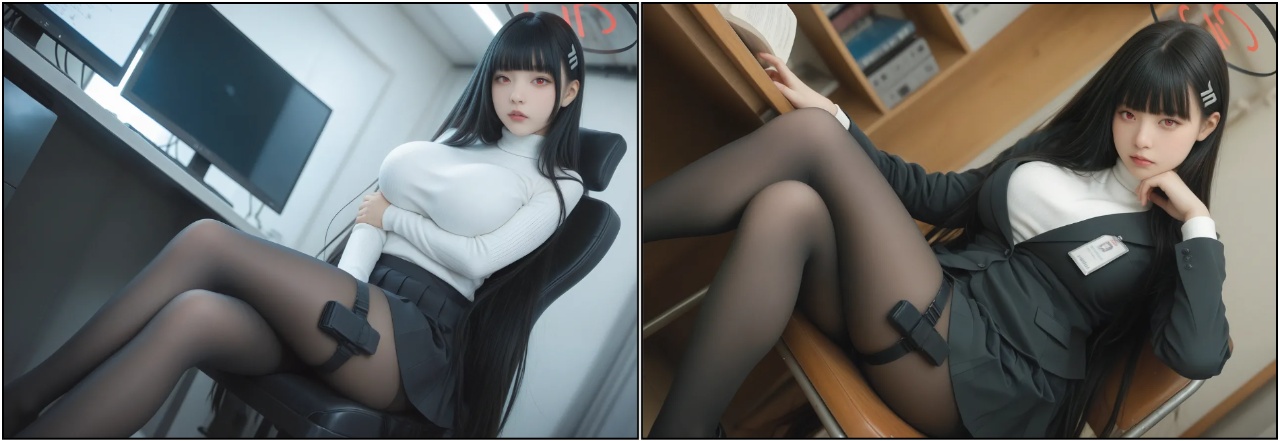 AI Generated: Tsukatsuki Rio By DyDy_Cos Hentai pt-br 07