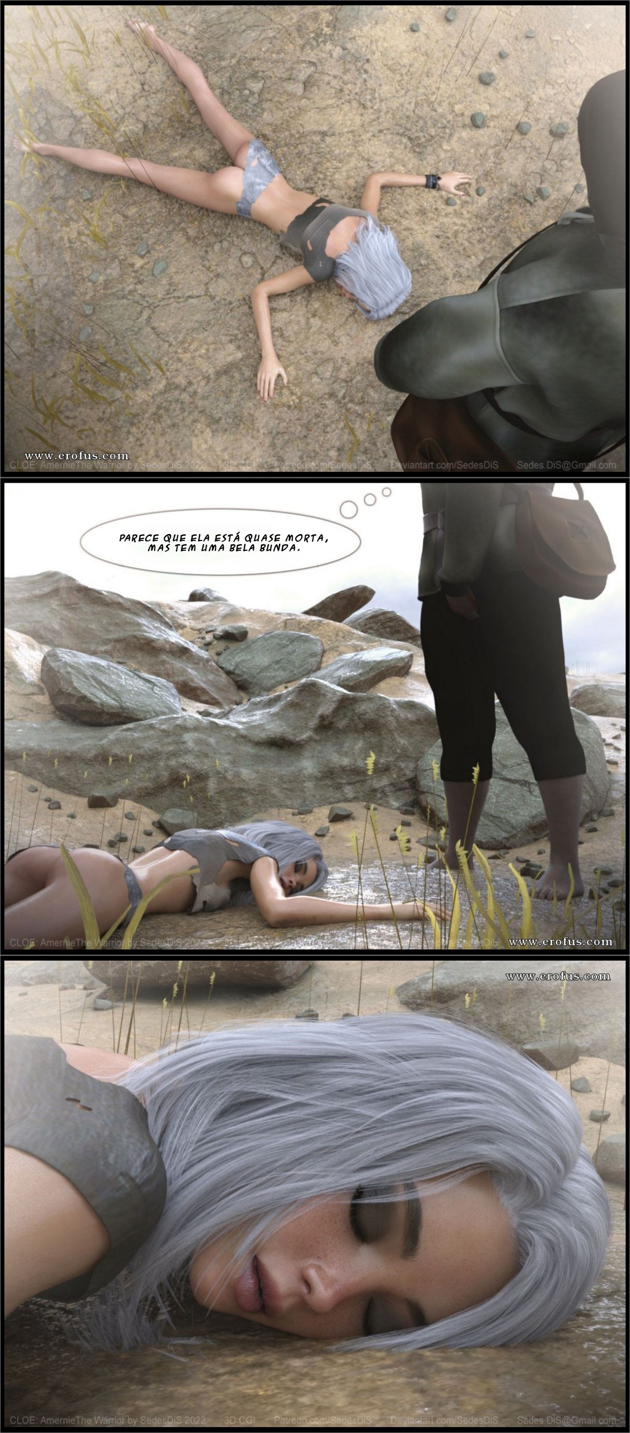 Cloe: Amernie The Warrior Hentai pt-br 03