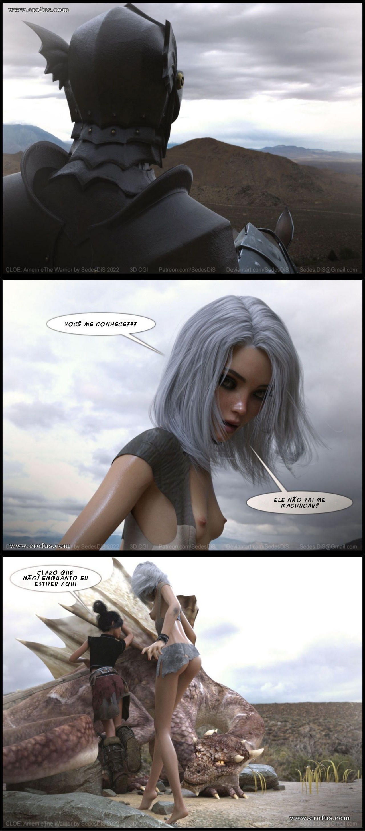 Cloe: Amernie The Warrior Hentai pt-br 17