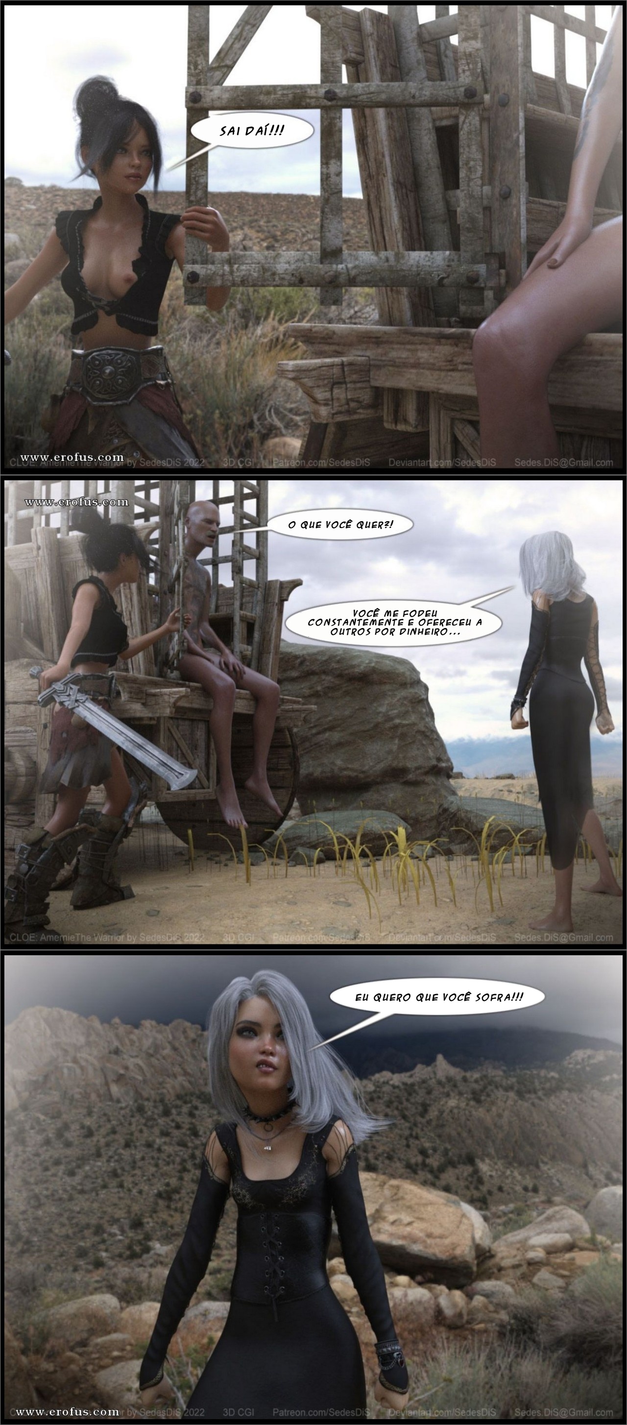 Cloe: Amernie The Warrior Hentai pt-br 24