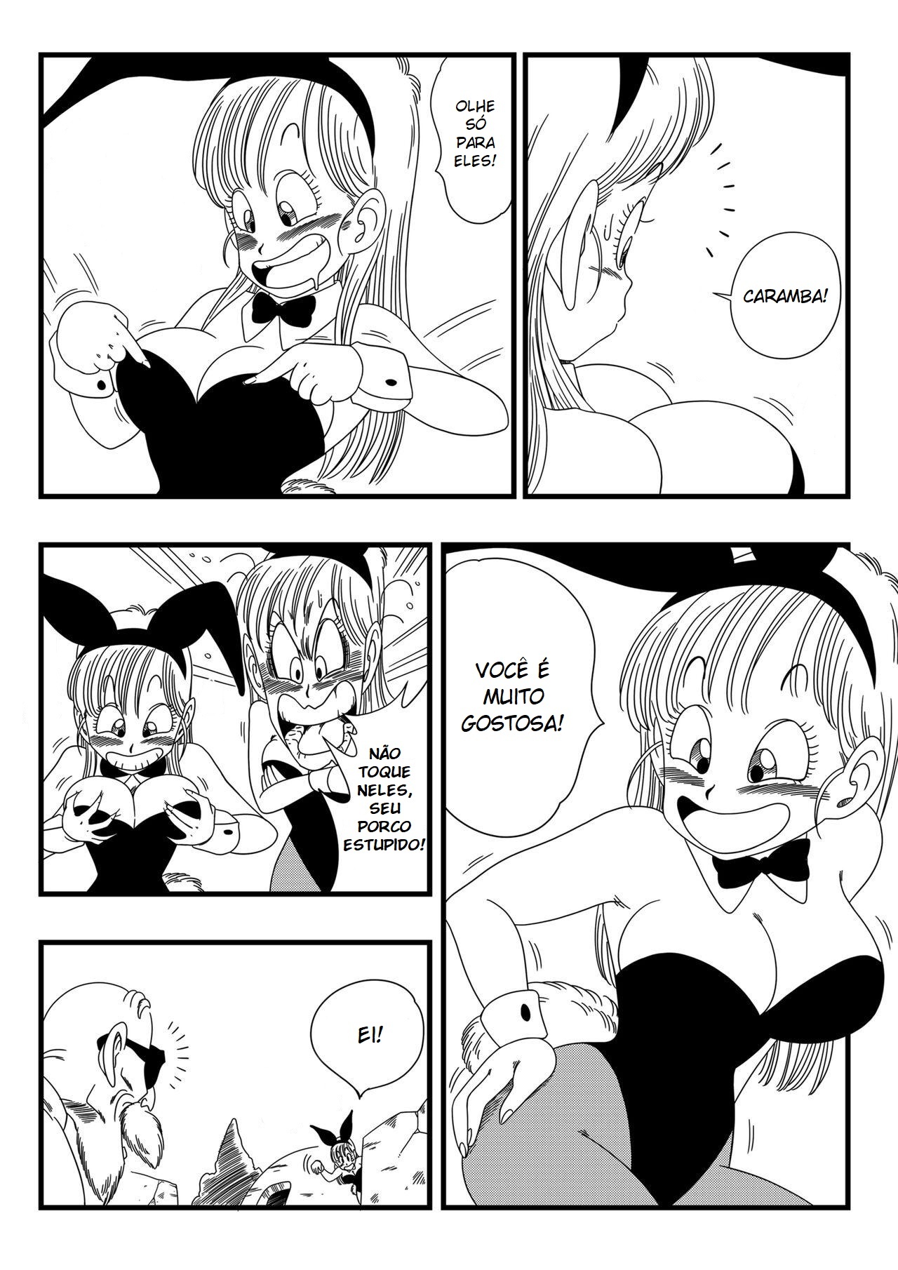 Dagon Ball: Bunny Girl Transformation Hentai pt-br 06