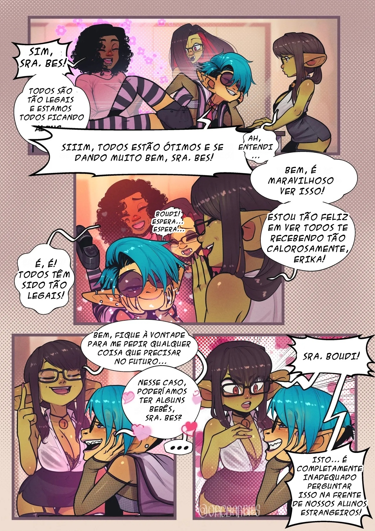 Erika's First Week Hentai pt-br 41