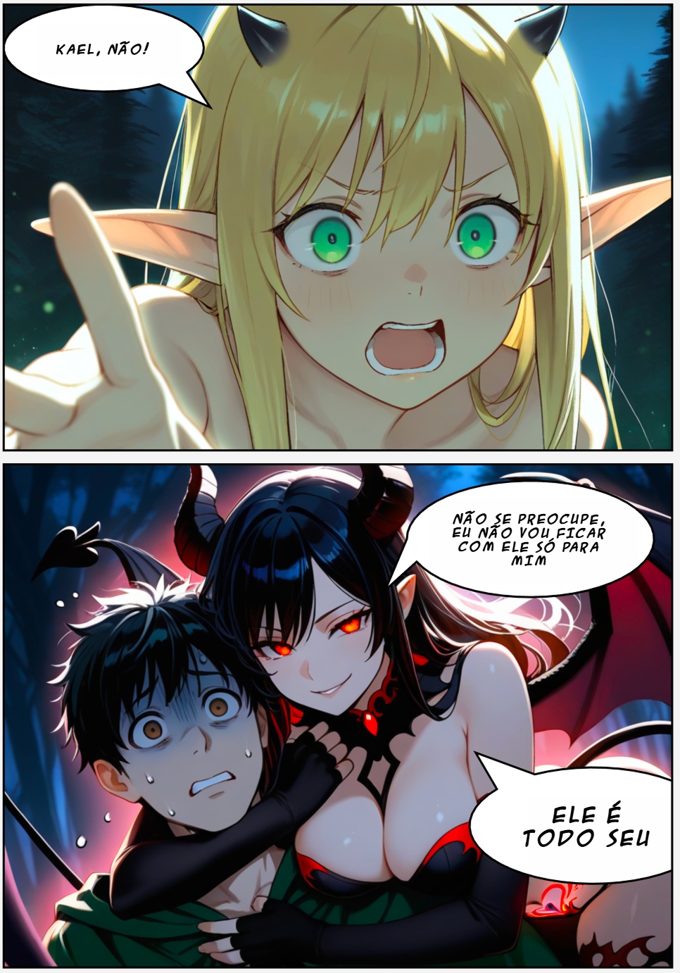 Fall Of The Holy Paladin Part 2: Liara's Descent Hentai pt-br 14