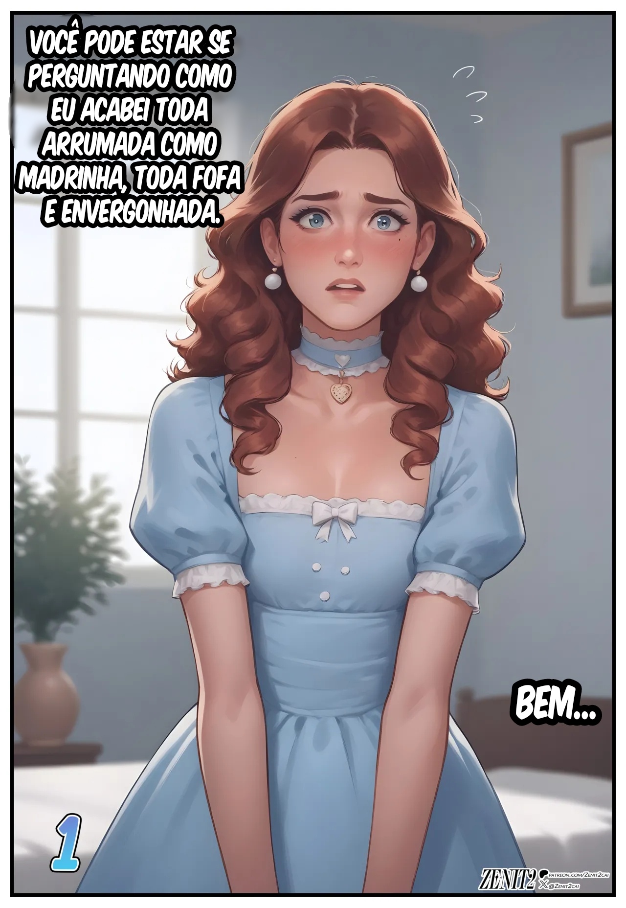 Filling In For The Bridesmaid Hentai pt-br 02