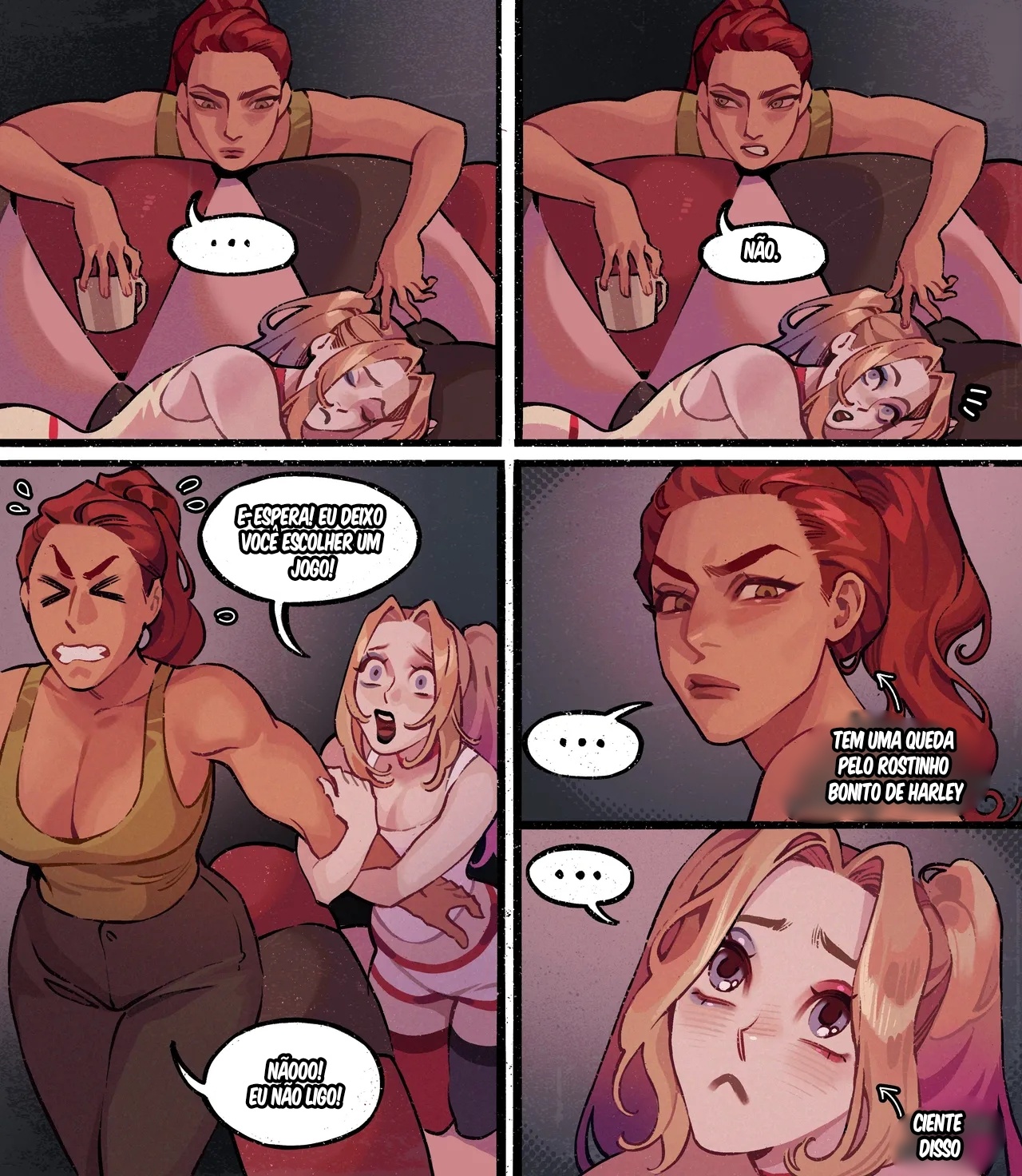 Harley x Ivy By Ahoguru Hentai pt-br 03