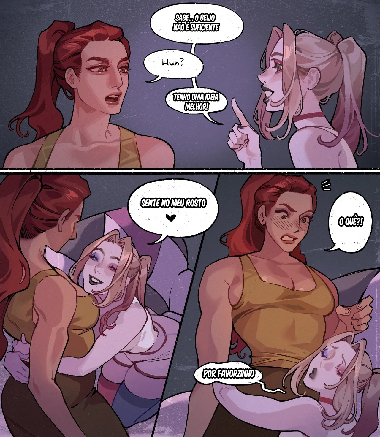 Harley x Ivy By Ahoguru Hentai pt-br 07