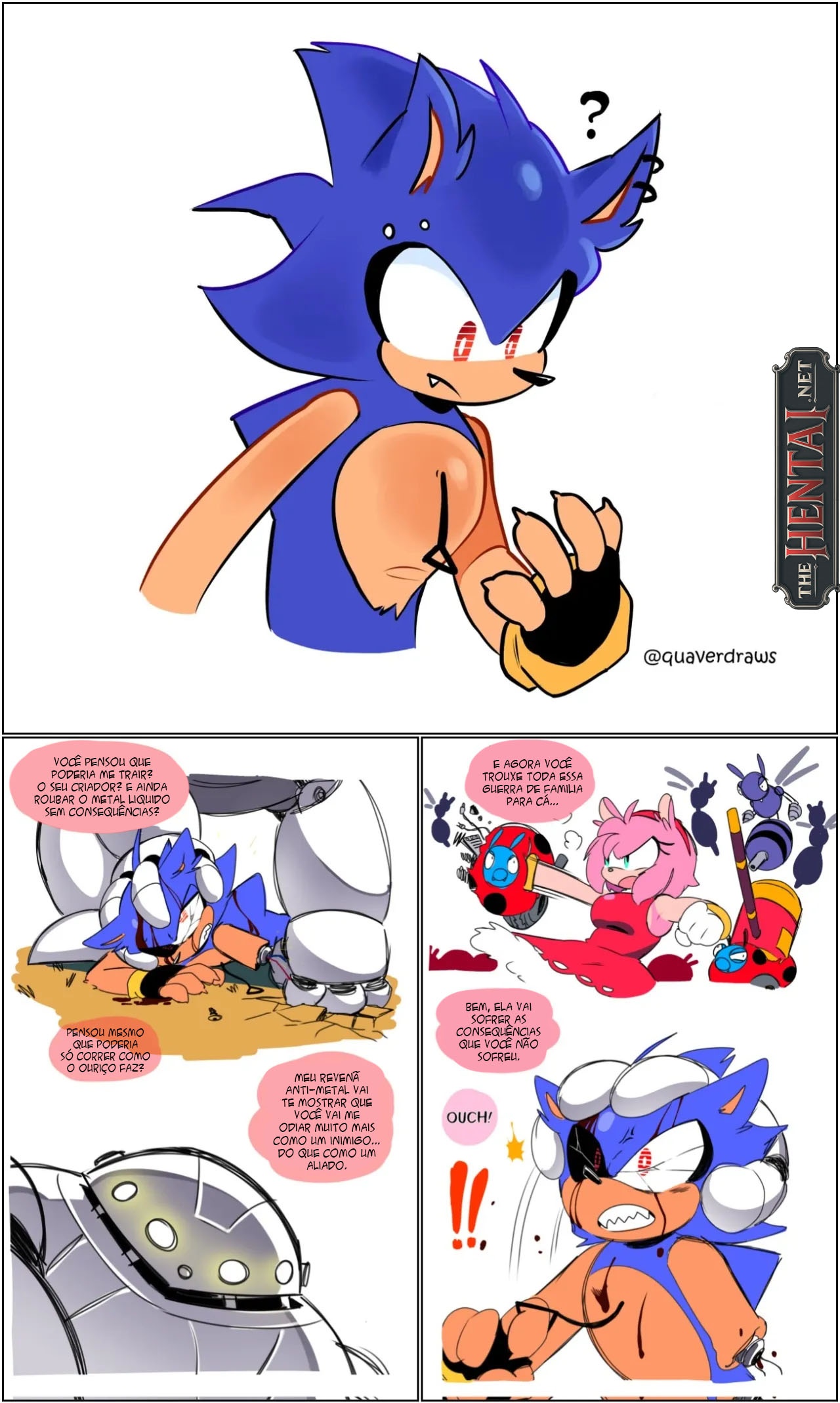 Metal Sonic x Amy Rose Hentai pt-br 05