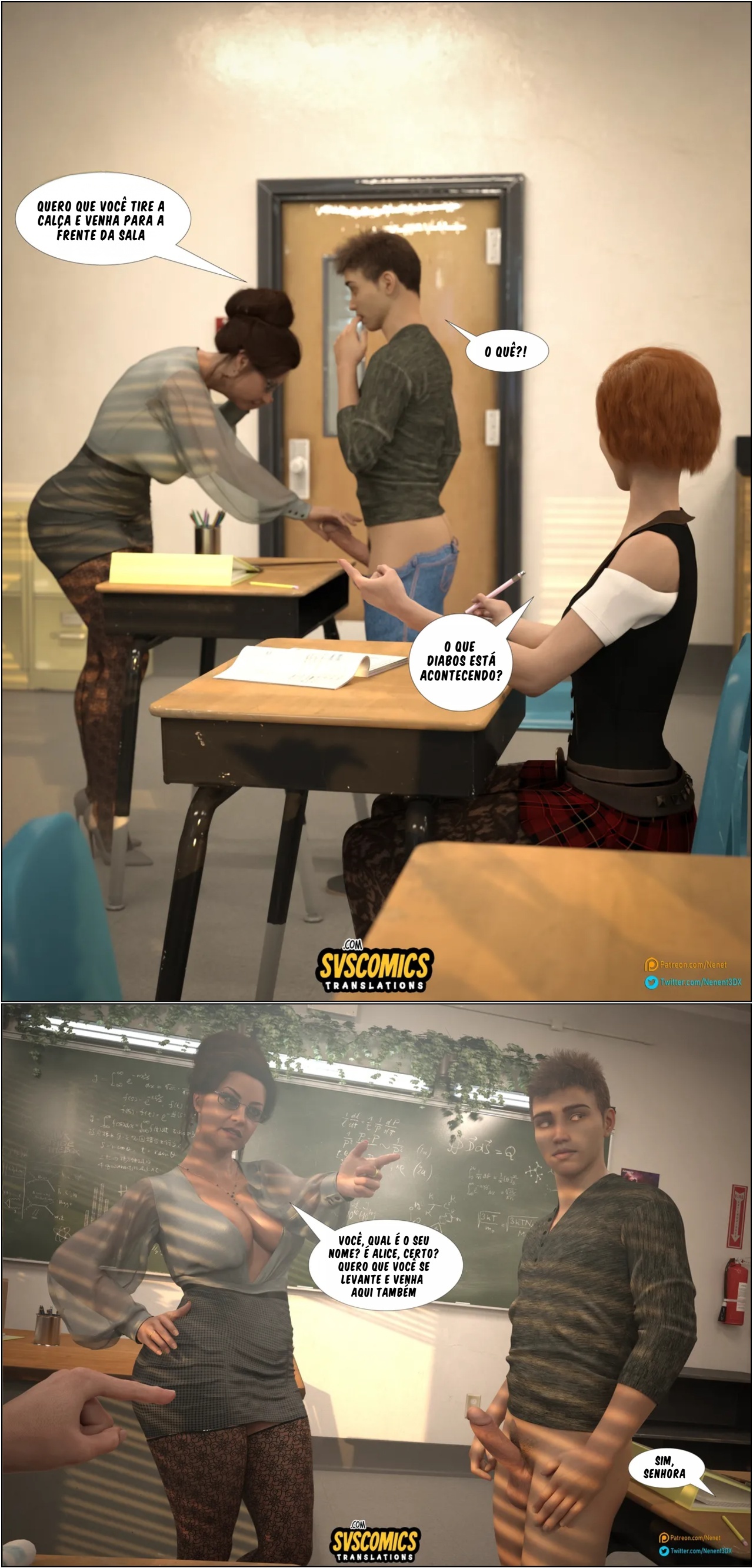 Slutty Teacher Hentai pt-br 11