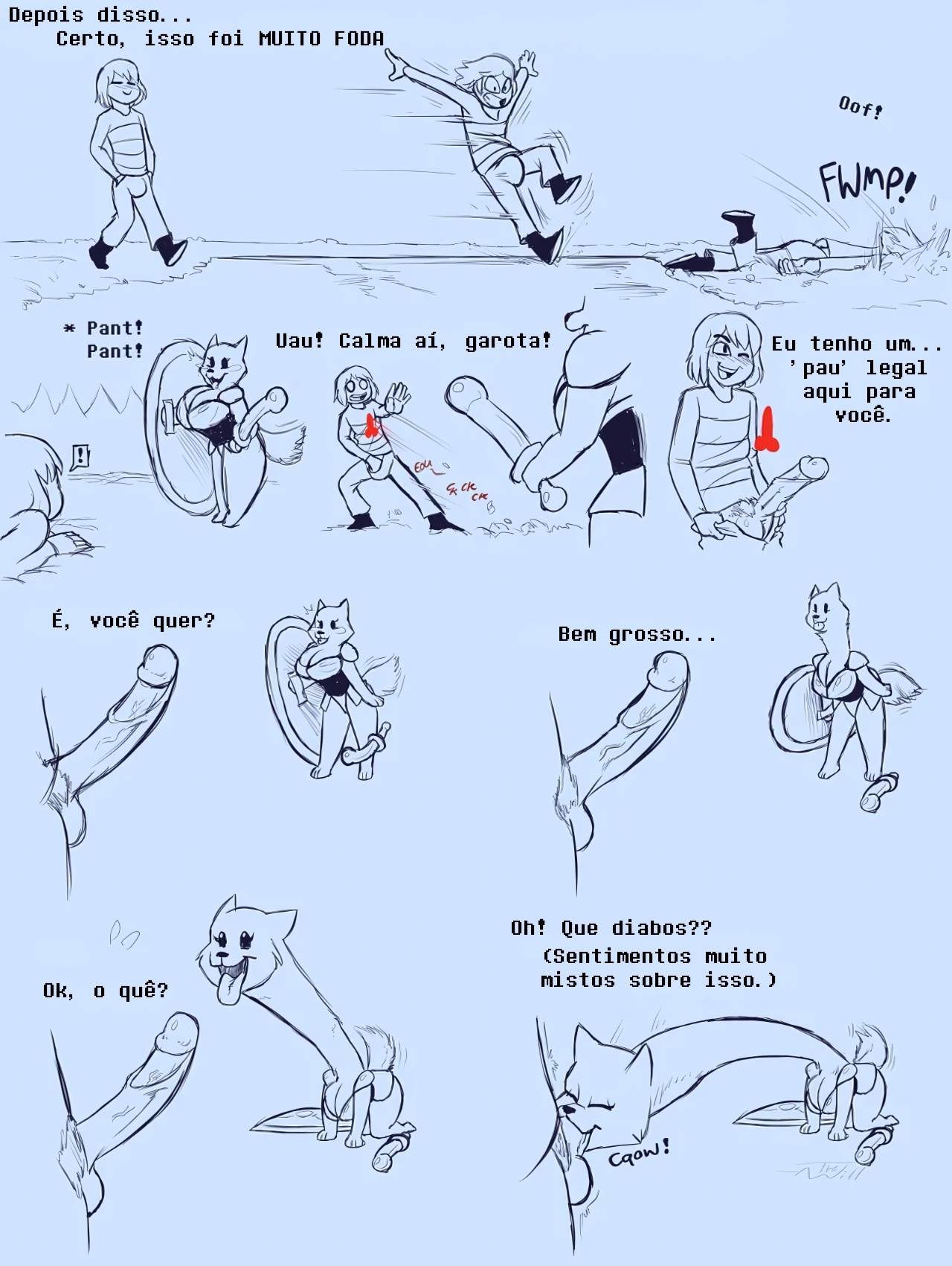 Under(her)tail: Monster-Girl Edition Part 2 Hentai pt-br 11