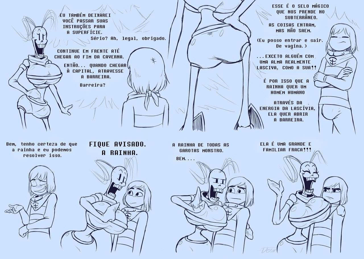 Under(her)tail: Monster-Girl Edition Part 2 Hentai pt-br 22