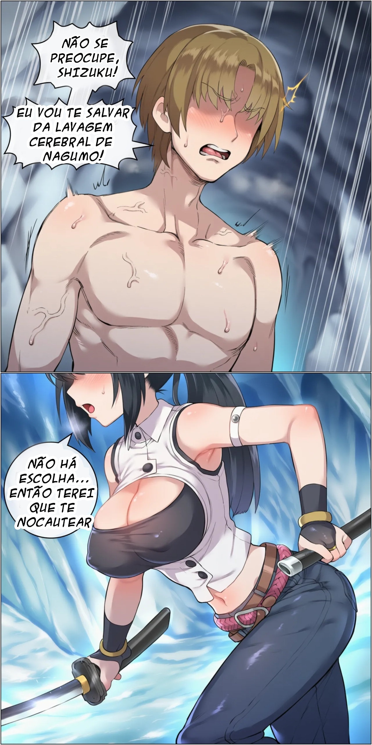 Yaegashi Shizuku Vs Amanogawa Kouki Hentai pt-br 02