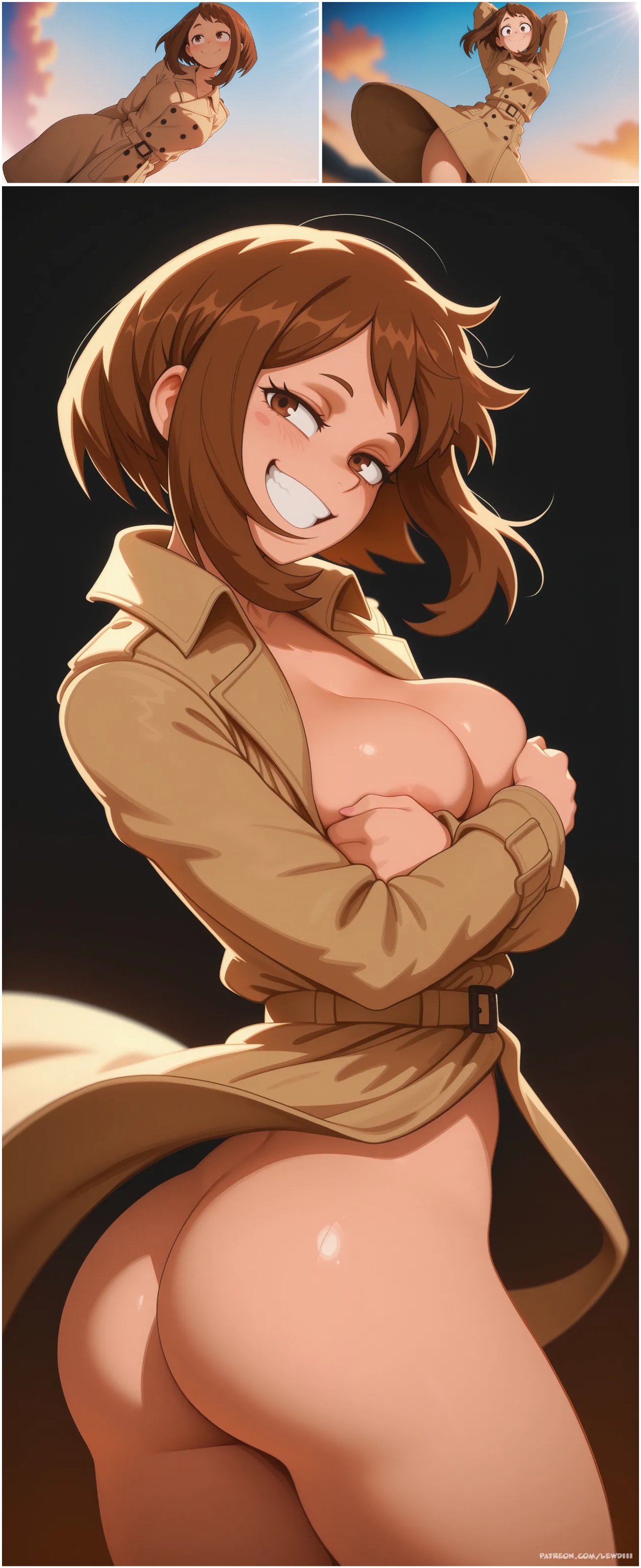 AI Generated: Ochako Uraraka By Lewdii Hentai pt-br 04