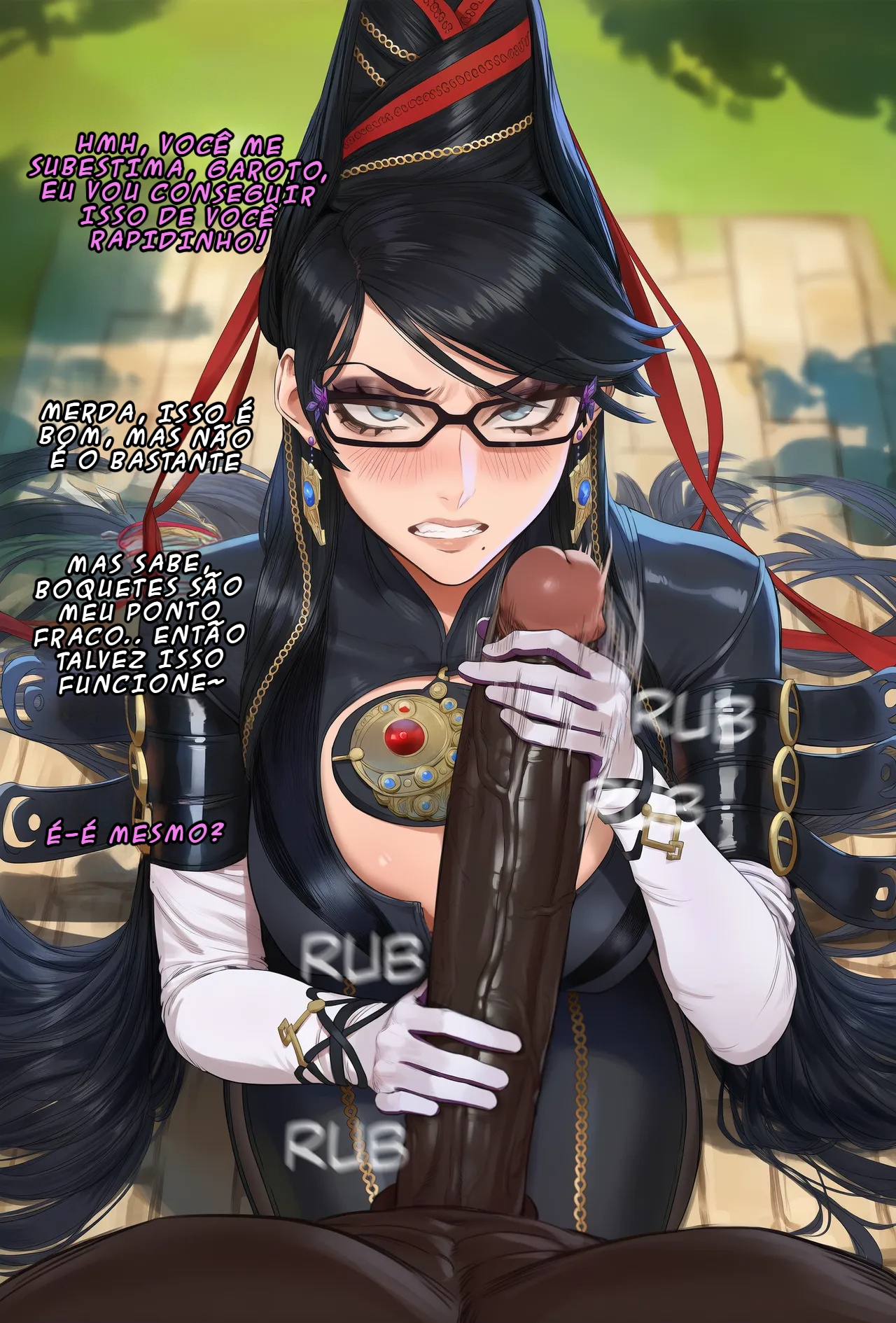 Bayonetta's Hunt For a Wizard Hentai pt-br 05
