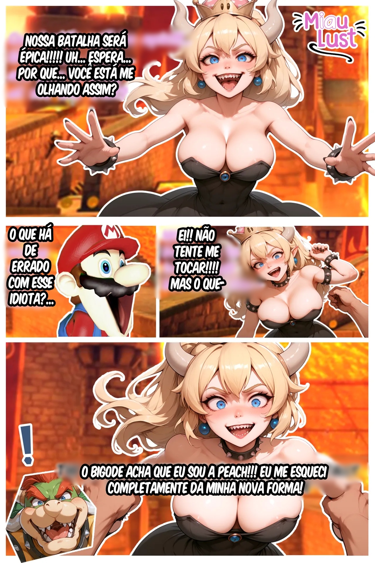 Bowser In: Bowsette´s Fury Hentai pt-br 04